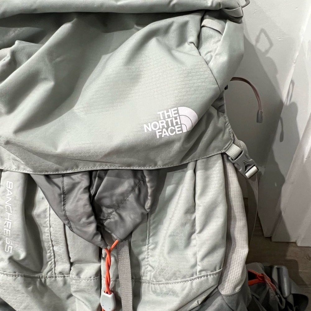 The North Face Light Gray Backpack